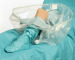 Disposable hip surgical drape