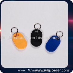 Proximtiy RFID PVC EM ID Keytag with Matel Ring for Access Control