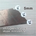 Custom 5mm Round Calibration Warranty Screw Seal Sticker