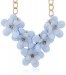 Blue love Choker Necklace for Women (Powder Blue)