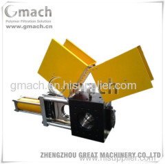 plastic recycling extruder Single slide plate type double working station screen changer