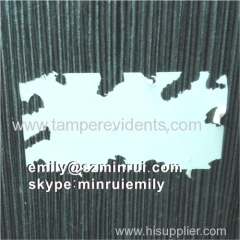 Hot Sale Eco-friendly Destructive Vinyl Label Materials for Printing House Use