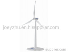 Plastic Wind Turbine Model for Office Decorations