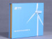 Plastic Wind Turbine Model for Office Decorations