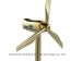 Diecast Zinc alloy and ABS plastic blades Solar Wind Generator Model