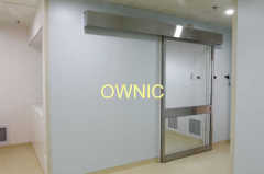 ICU Automatic Stainless steel single open sliding door