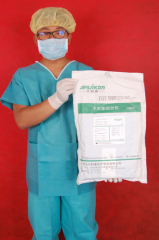 Nonwoven medical aperture drape