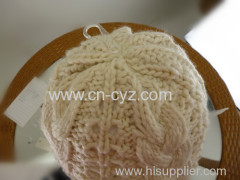 Women's Acrylic Roving Yarn Milk Caps