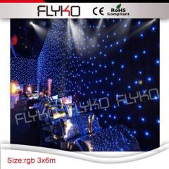 new products 2016 lighting led interior decoration led star vision curtain/LED wedding backdrop