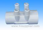 2" Street x 2" Slip x (4) 3/4" Barb Style Plastic Water Manifold For Home Spas