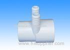 Impact Proof Two Ports Ribbed Plastic Water Manifold / Hot Tub And Spa Parts
