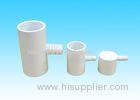 90 Degree PVC Tee Fittings 1" S x 3/8" Ribbed Barb Ell Adapter