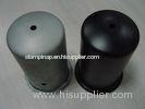 carbon steel Black anodized deep drawn components of stamping / turning