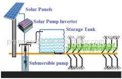 solar module water pump system