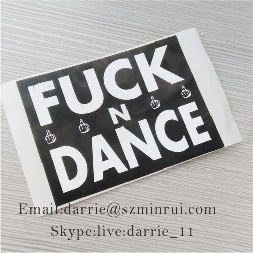 Destructible vinyl label and graffiti adhesive eggshell sticker.low price destructible stickers eggshells