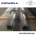 Hot sales conical twin barrel screw for LDPE processing