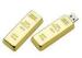 Gold Metal USB Flash Drive Storage