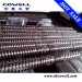 45/90 conical twin screw barrel for pipe process