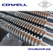 Hot sales conical twin barrel screw for PA66 processing