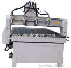 Multi-head woodworking machine for all kinds of furniture making