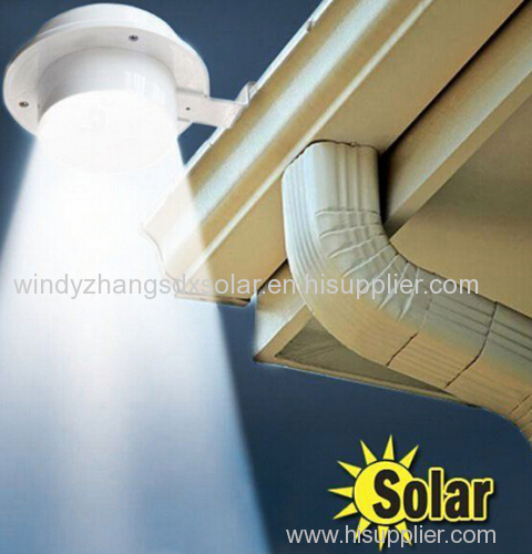 solar motion sensor roof and wall light