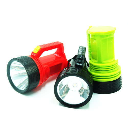 LED Powerful Flashlights 3pcs AAA dry battery