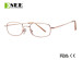 Unisex Classic shiny gold metal frame reading glasses