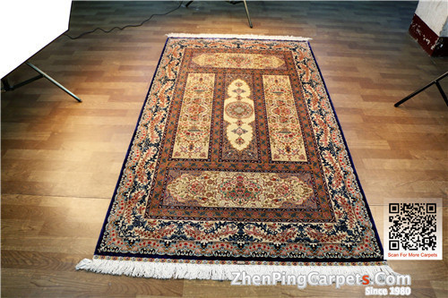 silk carpet handmade carpet zhenping rug persian carpet