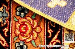 260L silk handmade zhenping carpet oriental rug