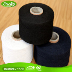 recyceld cvc yarn bleached