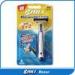 Man plastic handle Twin Blade Razor pivoted head razors Ergonomic Design