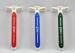 Personal care Rubber handle disposable twin blade razor for men / women