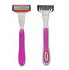 No Electric Pivoted head 3 blades ladies shaving razor underarm women body shaver