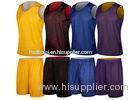 Men Reversible Blank Basketball Training Jerseys Yellow Purple Uniform