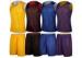 Men Reversible Blank Basketball Training Jerseys Yellow Purple Uniform
