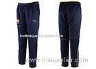 Arsenal Dark Blue Warm Up Soccer Pants Football Training Pants With Bottom Zipper