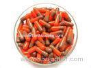 Orange Brown Transparent Empty Hard Gelatin Capsules Size 0# 1#