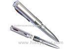 Silver Metal USB 2.0 Flash Pen Drive 16GB Ball Pen With Full Capacity