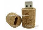 Red Wine Cork Wooden USB Flash Drive Memory Stick Logo Engraved For Promotional Gift