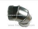 Galvanized Steel Deep Drawn Components Air Duct Adjustable Elbow