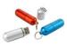 Metal 64gb USB 2.0 Flash Drive Keychain Silver Cylinder Shape