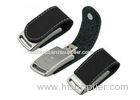 Custom Leather USB Flash Disk Metal Flip For Gift 3 years warranty