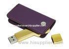 Customized Book Shaped Leather USB 2.0 Flash Drive For Business Gift