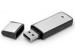 Full Capacity Plastic 2GB USB 2.0 Flash Drive With Surface Metal Sheet