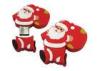 Unique PVC Customised USB Flash Drives Red Santa Claus For Christmas Gift