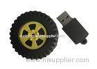 Large Capacity Custom USB Flash Drives Black Wheel Style 3 years warranty