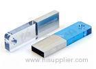 Colorful Crystal USB Flash Drive Plastic Transparent For Promotional Gift