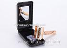 Male butterfly open safety razor metal alloy long handle one bladed razor