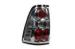 Auto Spare Parts Pickup Tail Lamp Black Frame Tail Light Covers For Gonow / FAM / ZX