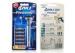 Men shaving set twin blades manual shaving razor with 5 replacement blades cartridge